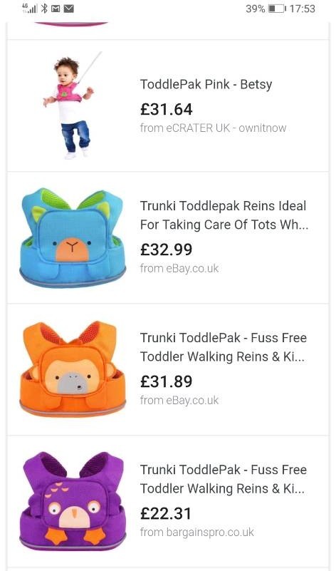 trunki baby reins